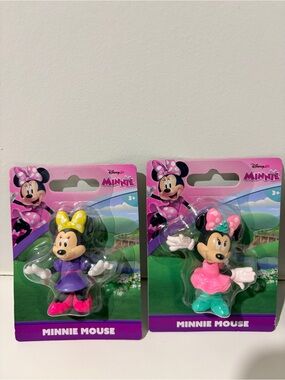 Disney Minnie Mouse Mini Figure - pink and purple✨